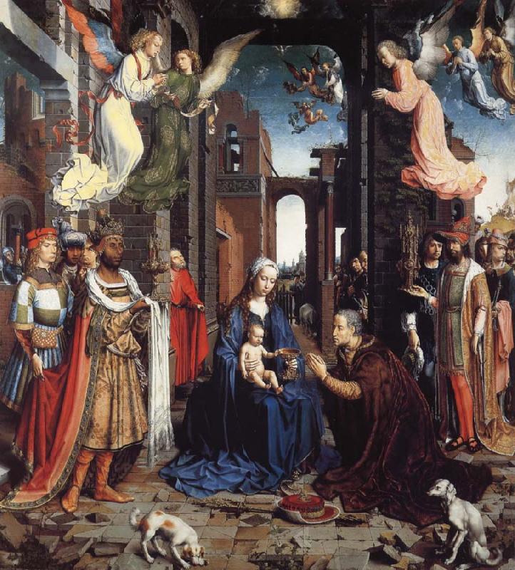 Jan Gossaert Mabuse THe Adoration of the Kings oil painting picture